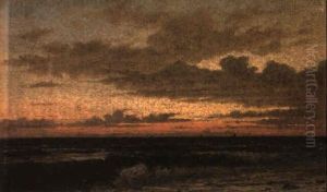 Coastal Sunset by Martin Johnson Heade