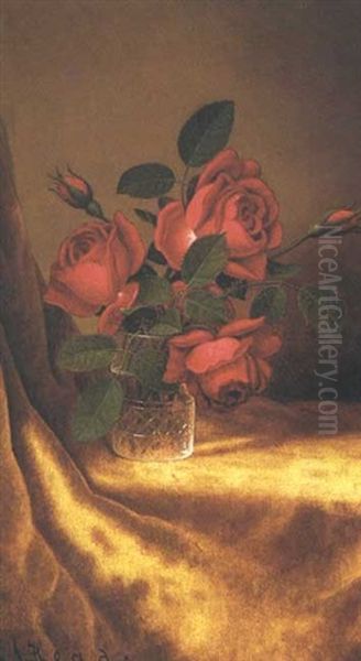 Roses In A Crystal Goblet - view 1