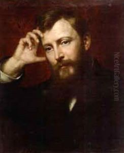 Portrait Of Prince Alfred Ernest Albert, Duke Of Edinburgh by George Peter Alexander Healy