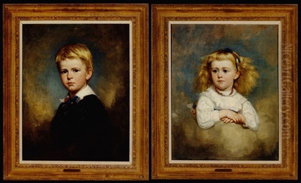 Portrait Of Kenneth Brown (+ Portrait Of Francesca Brown; Pair) - view 1