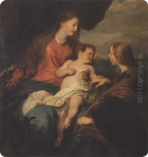 The Mystic Marriage Of St. Catherine - view 1