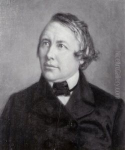Portrait Of Charles Forbes, Compte De Montalembert by George Peter Alexander Healy