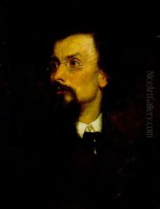 Portrait Of George Inness by George Peter Alexander Healy