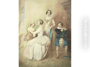 The Four Children Of Dr Robert Bowes Malcolm by Mary Ann Heaphy