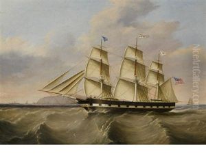 The Packet Ship Katahdin Of The Merchant's Line The Packet Ship Katahdin Of The Merchant's Line