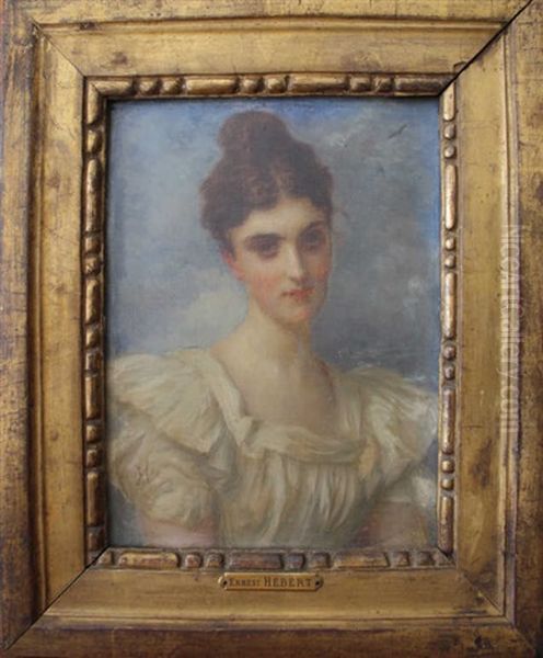 Portrait De Jeune Femme En Buste - view 1