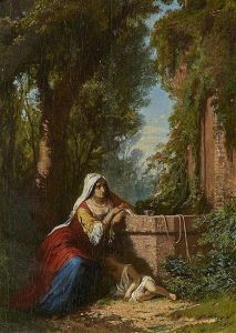 Hagar And Ismael At The Well