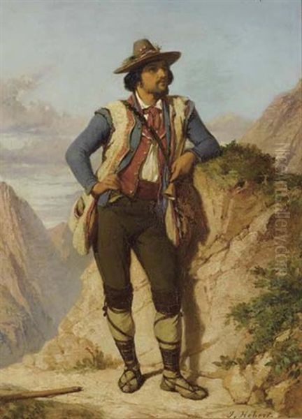 Brigand Devant Des Rochers - view 1