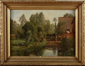 Jeune Fille Au Petit Pont Jeune Fille Au Petit Pont