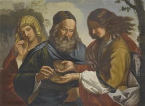 Samson Bringt Seinen Eltern Honigwaben (after Guercino) Samson Bringt Seinen Eltern Honigwaben (after Guercino)