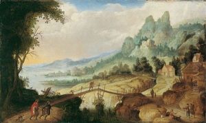 Weite Gebirgslandschaft by Claes Dircksz van der Heck
