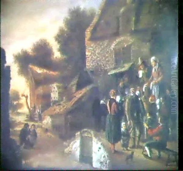 Strassenszene In Einem Dorf - view 1