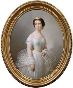 Portrait Der Anna Elise Klotz by Wilhelm Emil Robert Heck