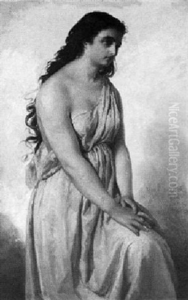Dreiviertelportrat Einer Romischen Schonheit - Pepina Angelotti - view 1