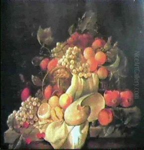 Stilleben Med Frukter Och Nautilussnacka by Jan van den Hecke the Elder