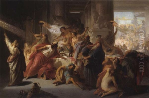 Konig Belsazars Gastmahl (prophet Daniel, Kapitel 5, 25-28) - view 1
