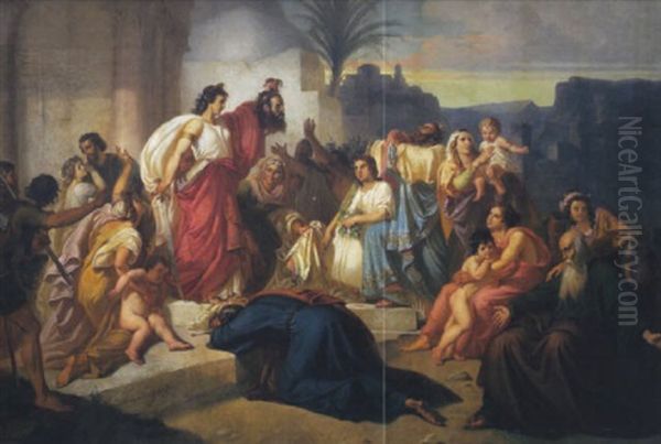 Judith Zeigt Dem Konig Und Dem Wolk Das Haupt Des Holofernes - view 1