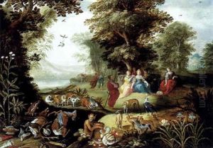 Diane Et Les Nymphes by Samuel van den Hecken