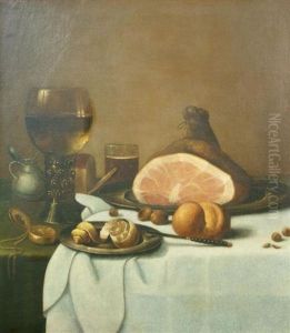 Pronkstilleven Met Roemer by Willem Claesz Heda