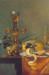 Nature Morte Au Romer by Willem Claesz Heda