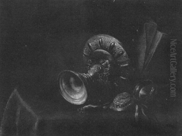 An Overturned Silver Gilt Tazza - view 1