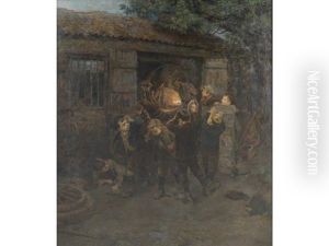 The Forge by Ralph Hedley