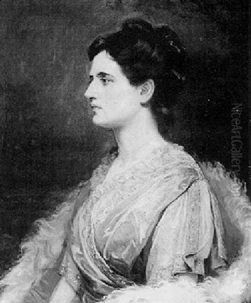 Portrait Of A Lady In Green - view 1