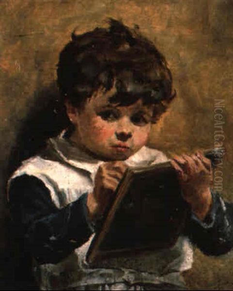 Portrait Of Fred Hedley, Youngest Son Of The Artist - view 1