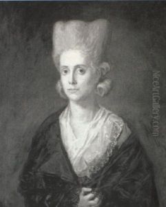 Portrait Of Miss Shafto by Ralph Hedley