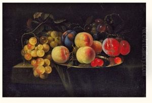 Nature Morte Aux Fruits by David Davidsz. de Heem the Younger