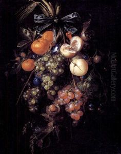 Natura Morta Di Frutta by Cornelis De Heem