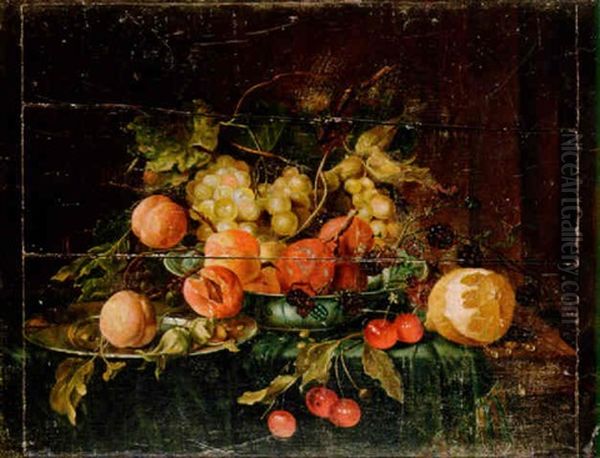 Still Life Of Fruit In A Kraak Porselein Bowl - view 1