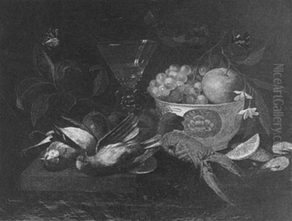 Nature Morte Au Homard Sur Un Plat D'argent - view 1