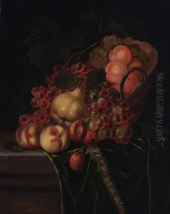 Remnants Of A Possible Monogram (ll) by Jan Davidsz De Heem