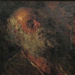 "portret De Batran" by Octav Bancila