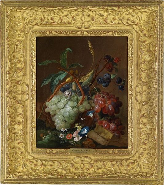 Stillleben Mit Blumen Und Fruchten Des Herbstes - view 1