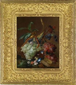 Stillleben Mit Blumen Und Fruchten Des Herbstes by Jan Davidsz De Heem