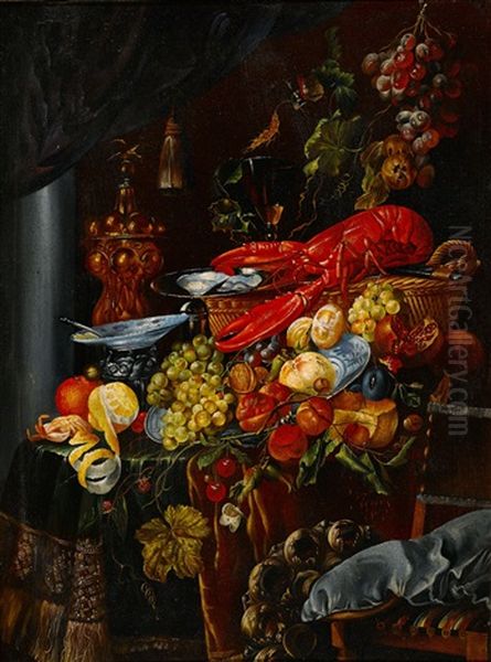 Still Life With Fruits And Lobster - view 1
