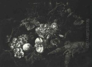 Still Life With Fruit And Lobster by Jan Davidsz De Heem
