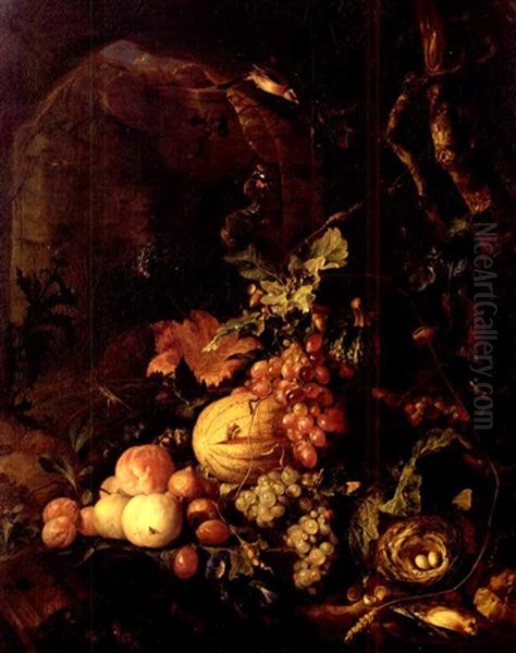 Still Life With Fruit And Insects - view 1