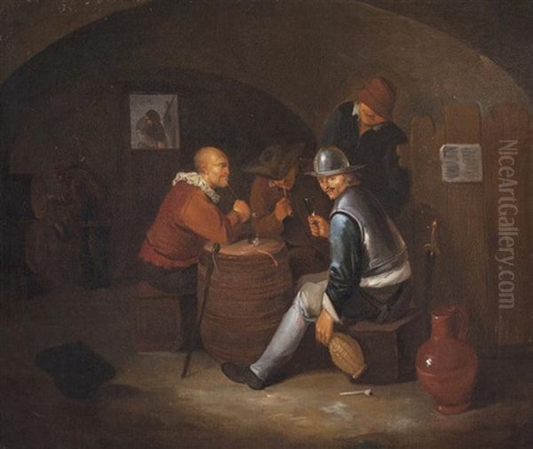 Interior Of A Tavern With Figures - view 1