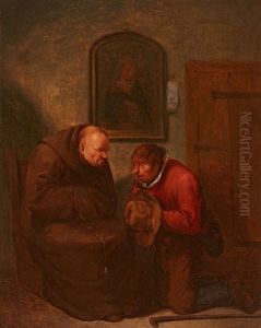 The Confession by Egbert Van Heemskerck