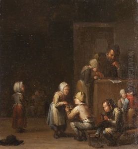 Dorfschule by Egbert Van Heemskerck