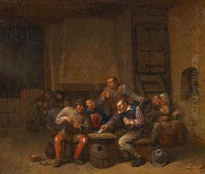 Kartenspieler by Egbert Van Heemskerck