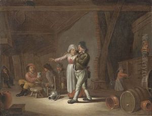 Scena Di Osteria by Egbert Van Heemskerck