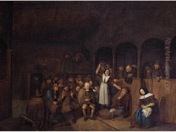 A Quakers Meeting - view 1