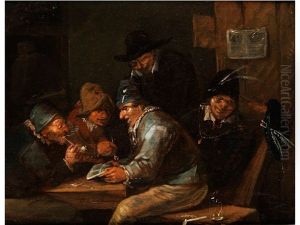 Wirtshausszene by Egbert Van Heemskerck