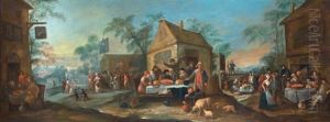 Rejouissances Villageoises by Egbert Van Heemskerck
