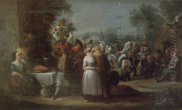 Flemish Peasants Festive Celebrations - view 1