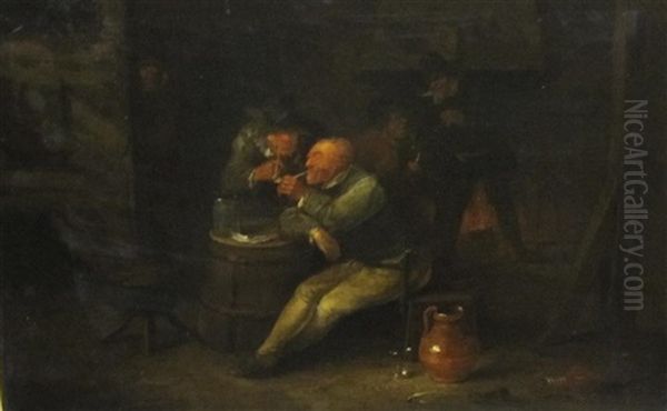 Topers In A Tavern (+ At A Tavern Table; Pair) - view 1